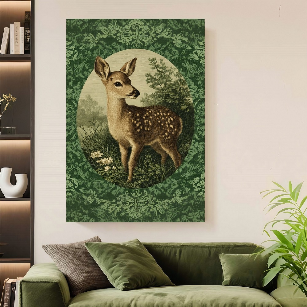 Framed Canvas Wall Art - Elega - Home Decor Orange 评论和价格