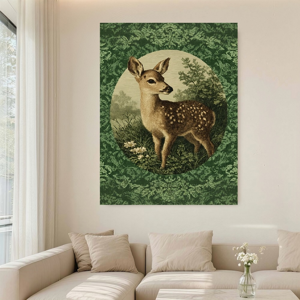 Framed Canvas Wall Art - Elega - Home Decor Orange 评论和价格