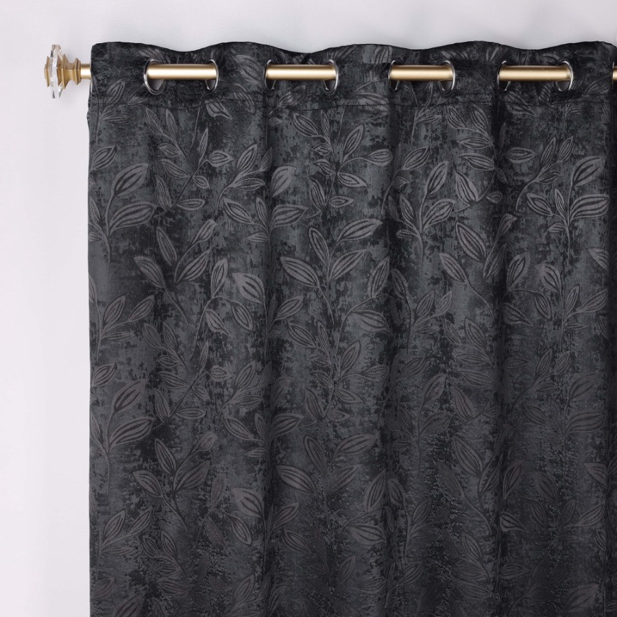 Blackout Leaves Curtains Set o - Blackout Curtains 评论和价格