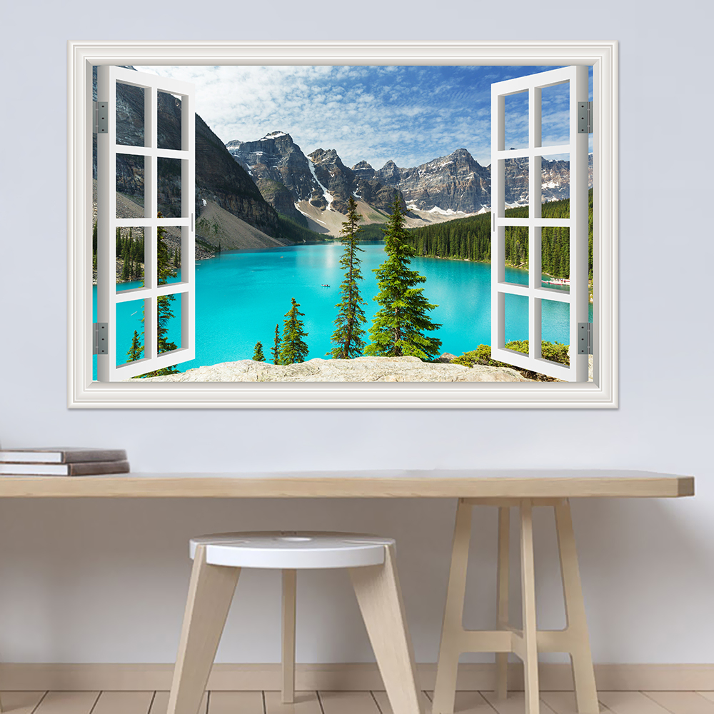 Modern 3D Large Landscape Wall - Home Decor Vinyl Flooring 评论和价格