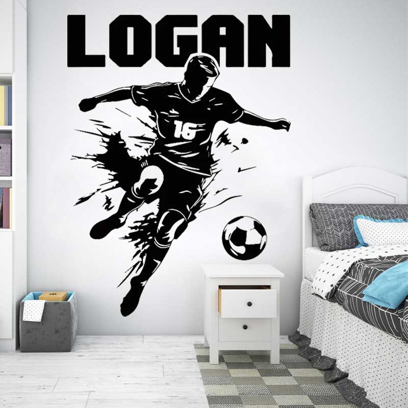 Personalized soccer player vin - Home Decor Vinyl Flooring 评论和价格