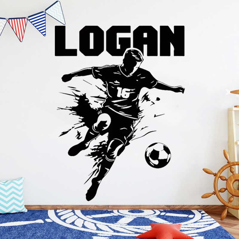 Personalized soccer player vin - Home Decor Vinyl Flooring 评论和价格