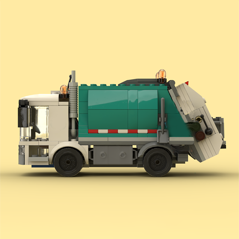 270pcs MOC Recycling Truck MOD - Home Decor Mod 评论和价格