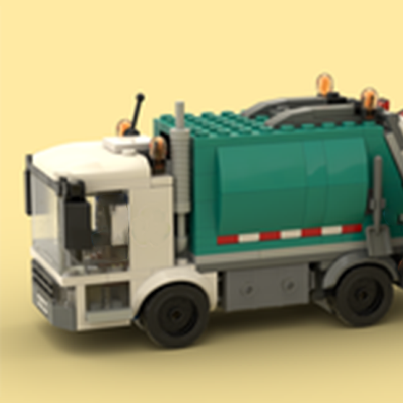 270pcs MOC Recycling Truck MOD - Home Decor Mod 评论和价格