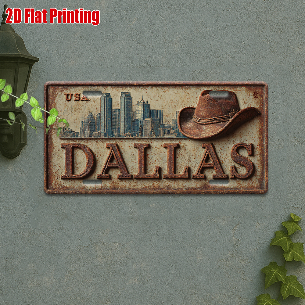 AL Dallas USA Skyline Cowboy H - Home Decor Dallas 评论和价格