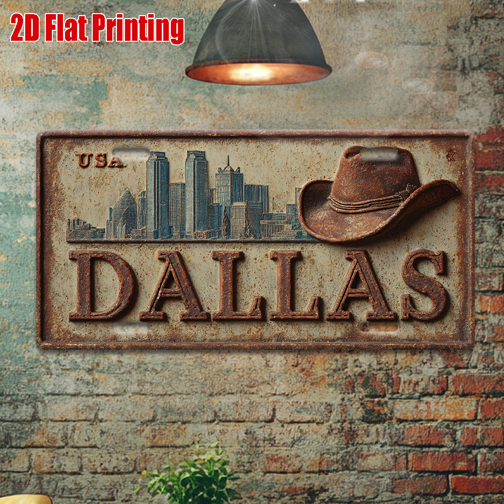 AL Dallas USA Skyline Cowboy H - Home Decor Dallas 评论和价格