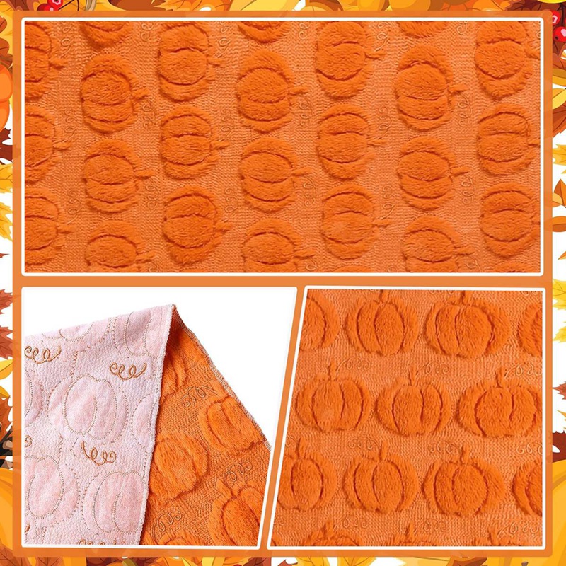 Fall Orange Pumpkin Table Runn - Home Decor Orange 评论和价格