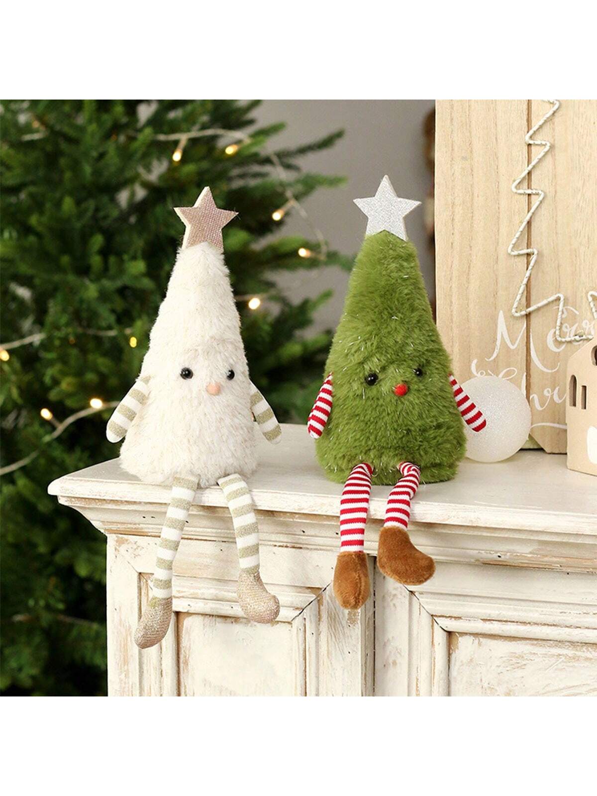 Plush Christmas Tree Doll - Cu - Home Decor Exchange 评论和价格