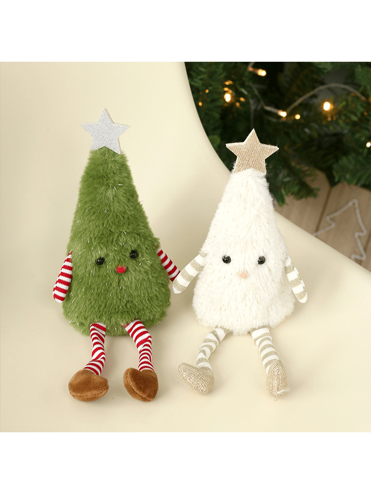 Plush Christmas Tree Doll - Cu - Home Decor Exchange 评论和价格