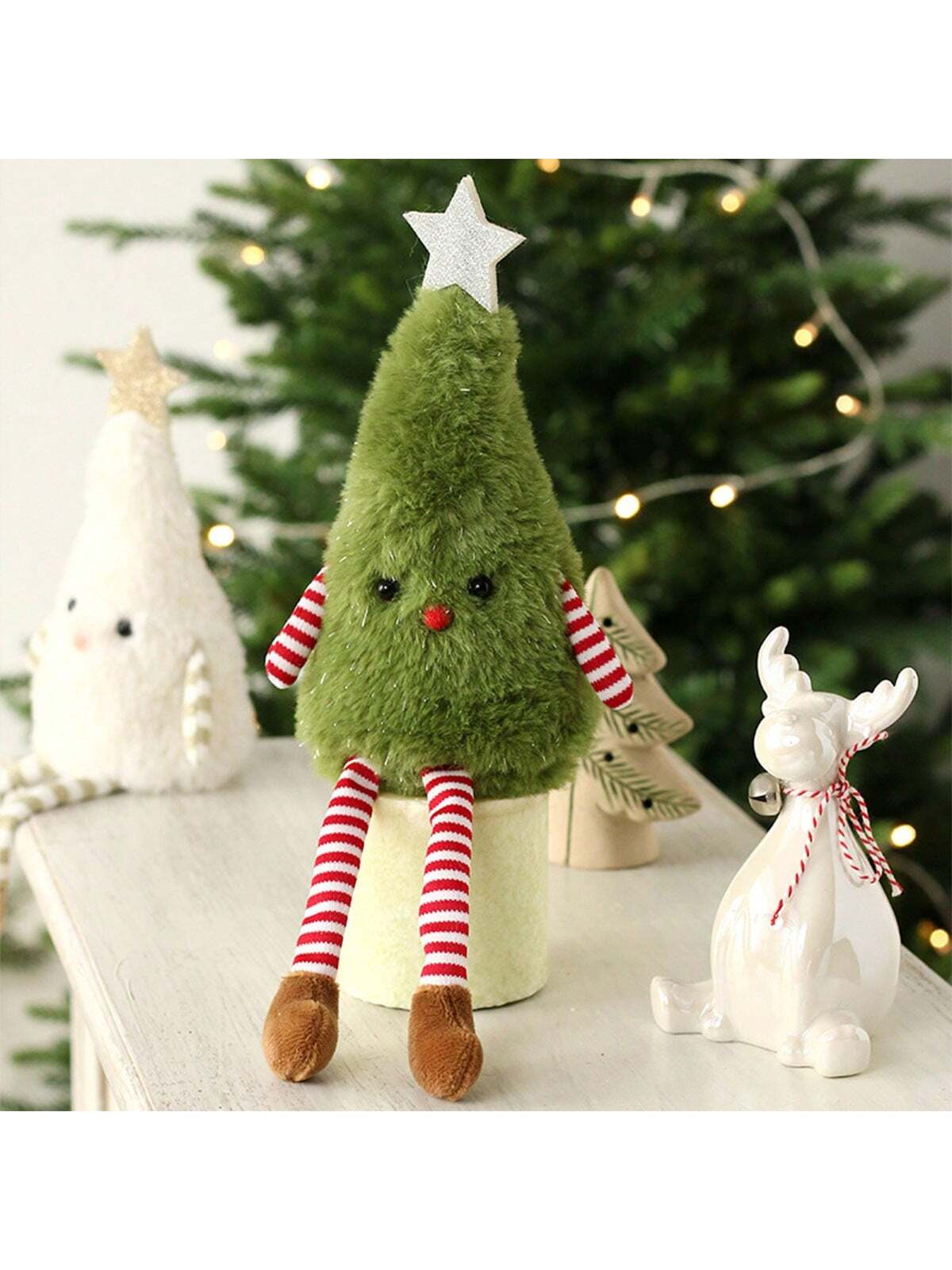 Plush Christmas Tree Doll - Cu - Home Decor Exchange 评论和价格