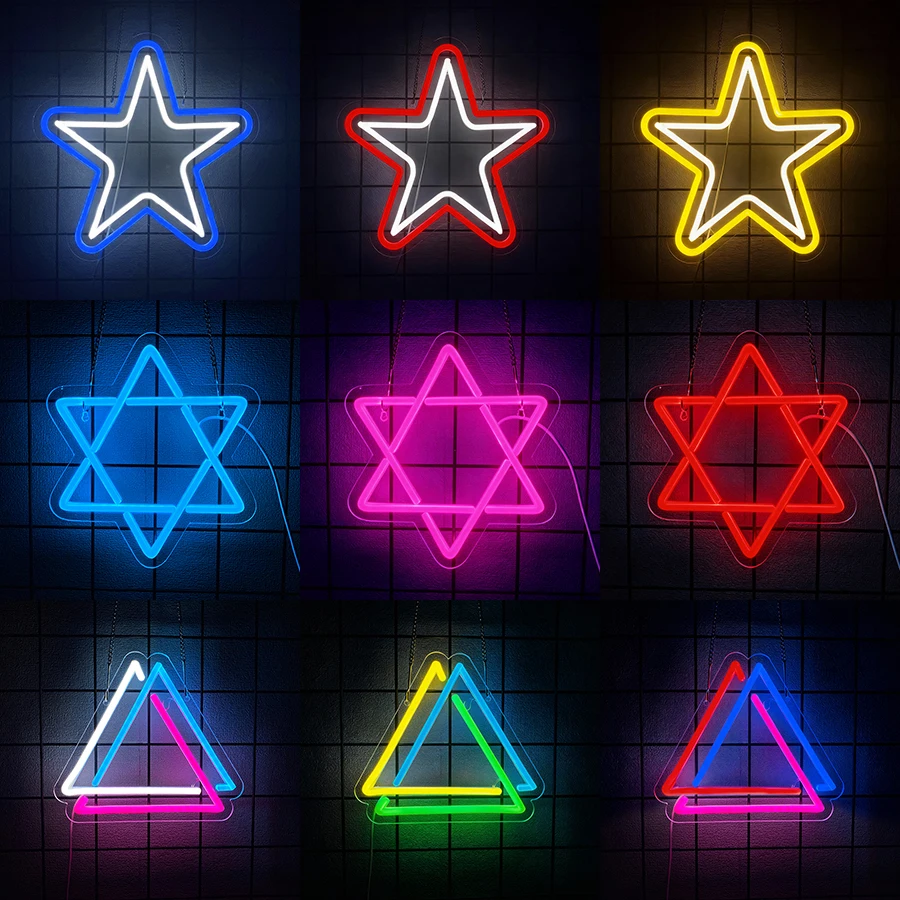 Star of David LED Lights for H - Home Decor Dallas 评论和价格