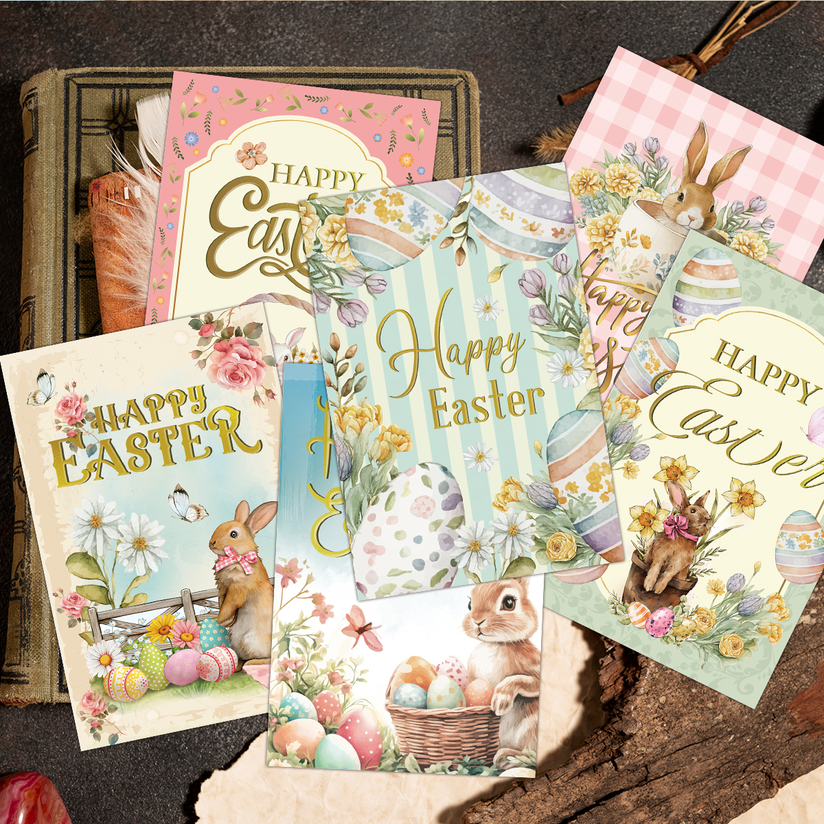 12pcs Exquisite Easter Greetin - Home Decor Exchange 评论和价格