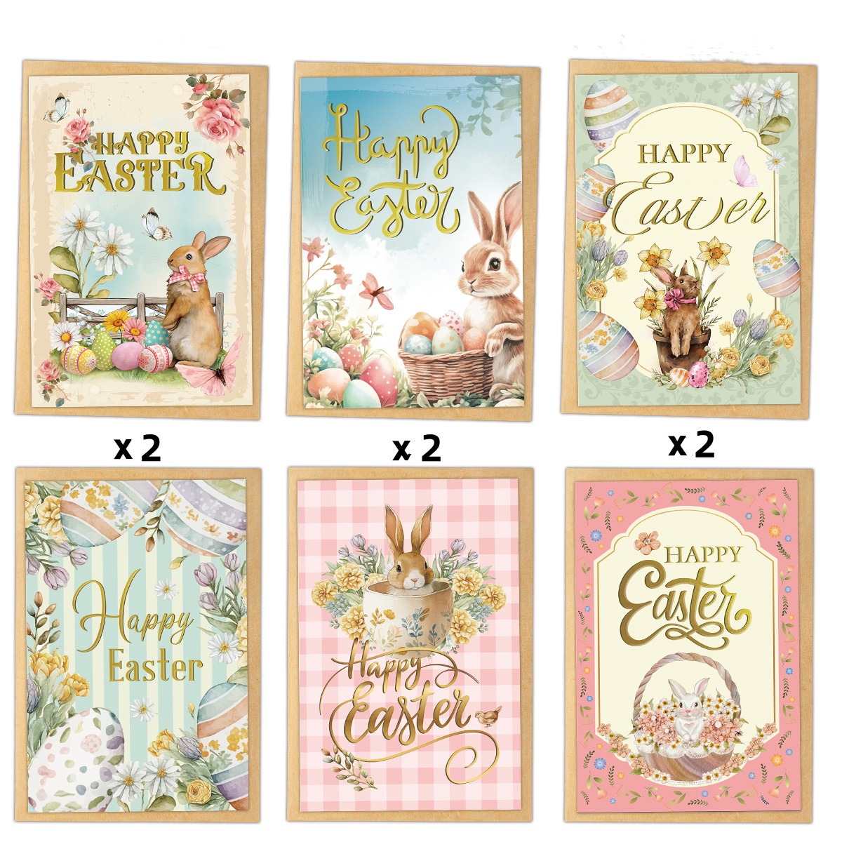 12pcs Exquisite Easter Greetin - Home Decor Exchange 评论和价格
