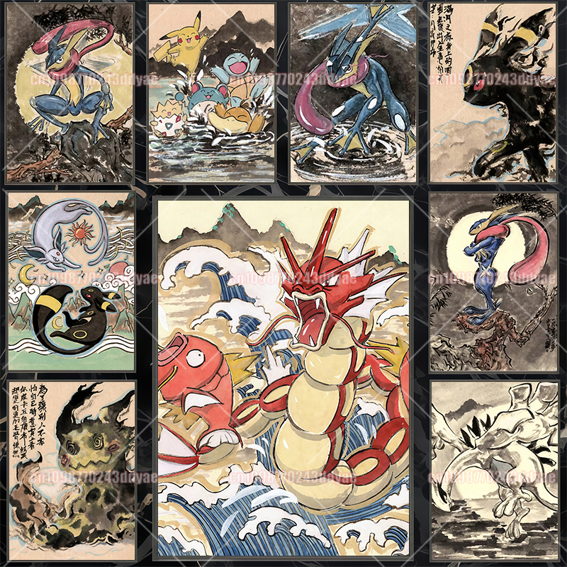 Classic Anime Pokemon Greninja - Home Decor Wall Pictures 评论和价格