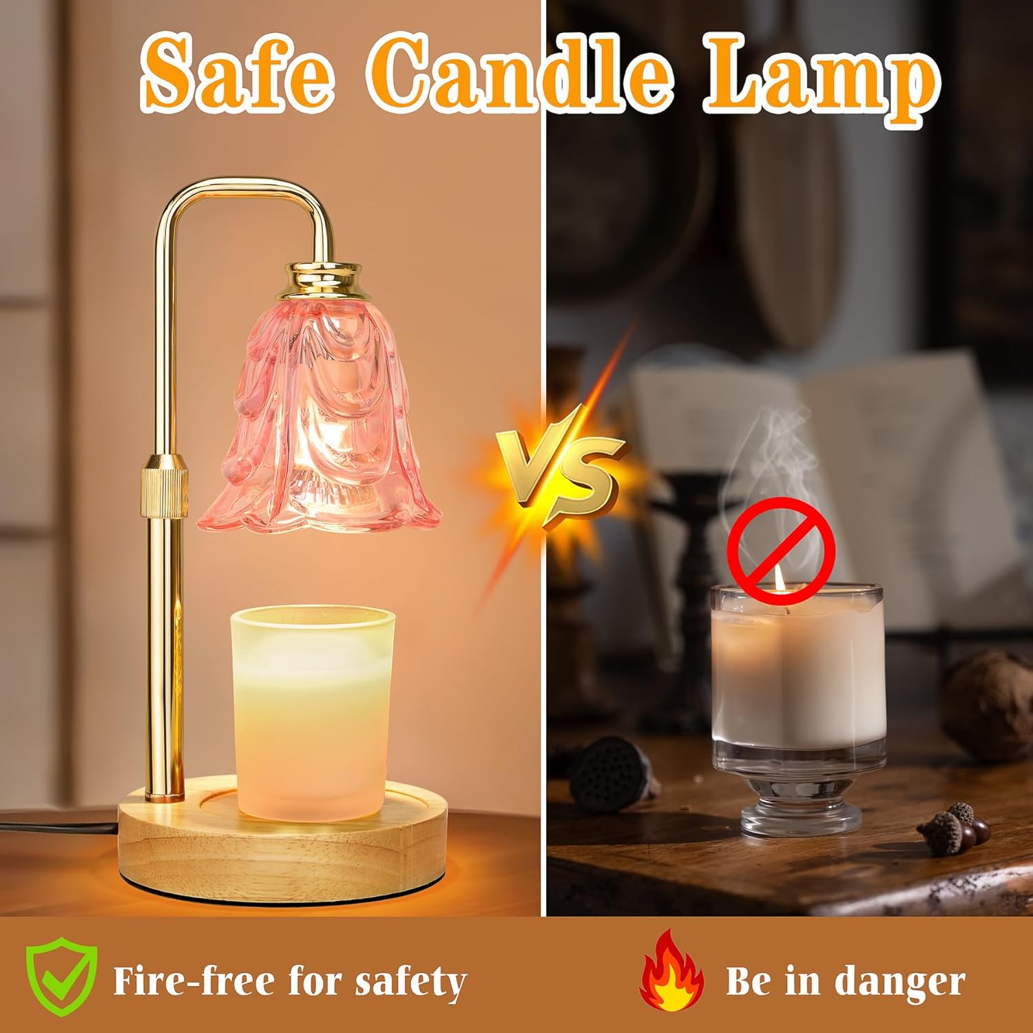 Pink Tulip Candle Warmer Lamp  - Home Decor Product 评论和价格