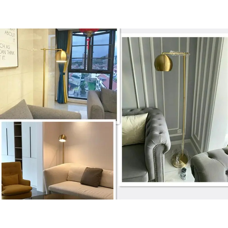 (Sea shipping)Gold Floor Lamp  - Flooring Home Decor 评论和价格