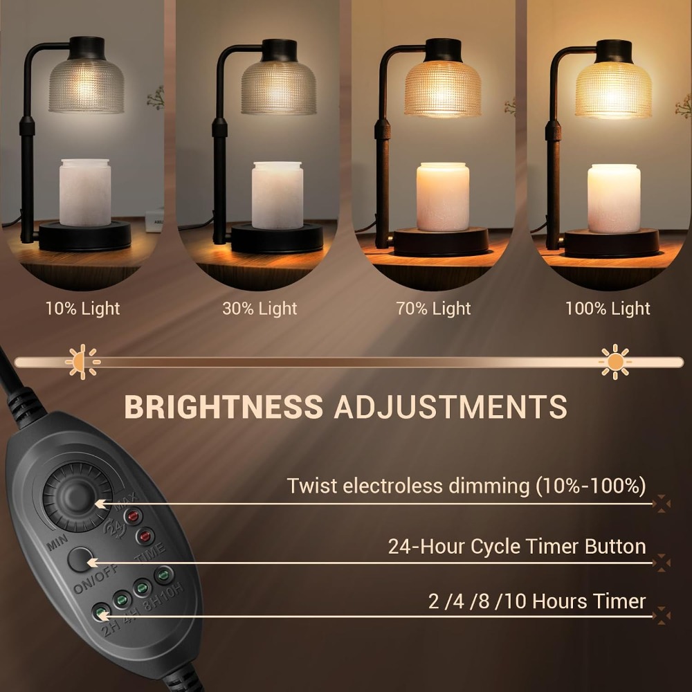 Candle Warmer Lamp with Timer  - Home Decor Product 评论和价格