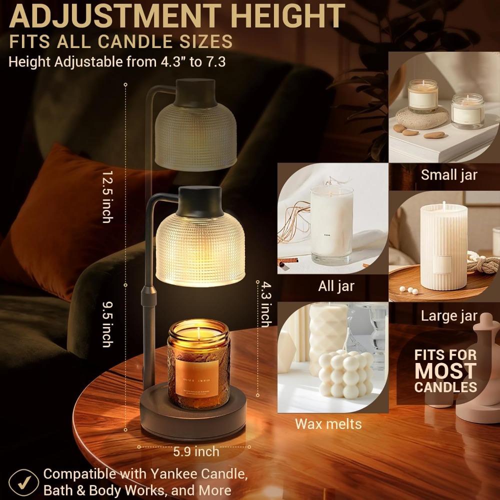 Candle Warmer Lamp with Timer  - Home Decor Product 评论和价格