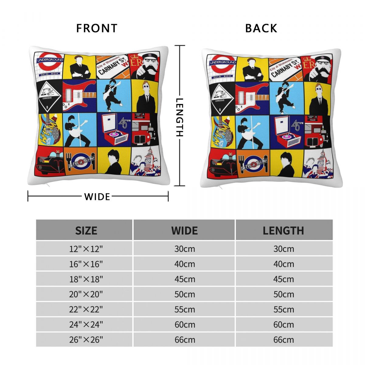 The Jam All Mod Cons Square Pi - Home Decor Mod 评论和价格