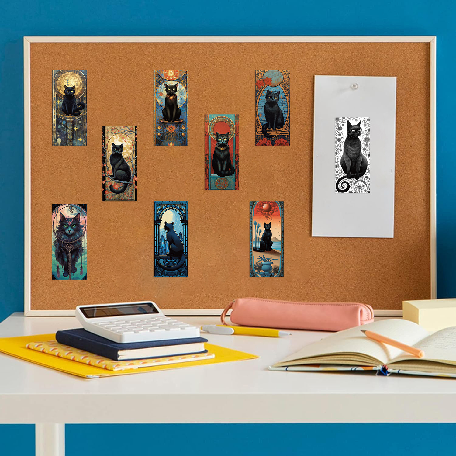 60PCS Dark Gothic Black Cat Ho - Flooring Home Decor 评论和价格