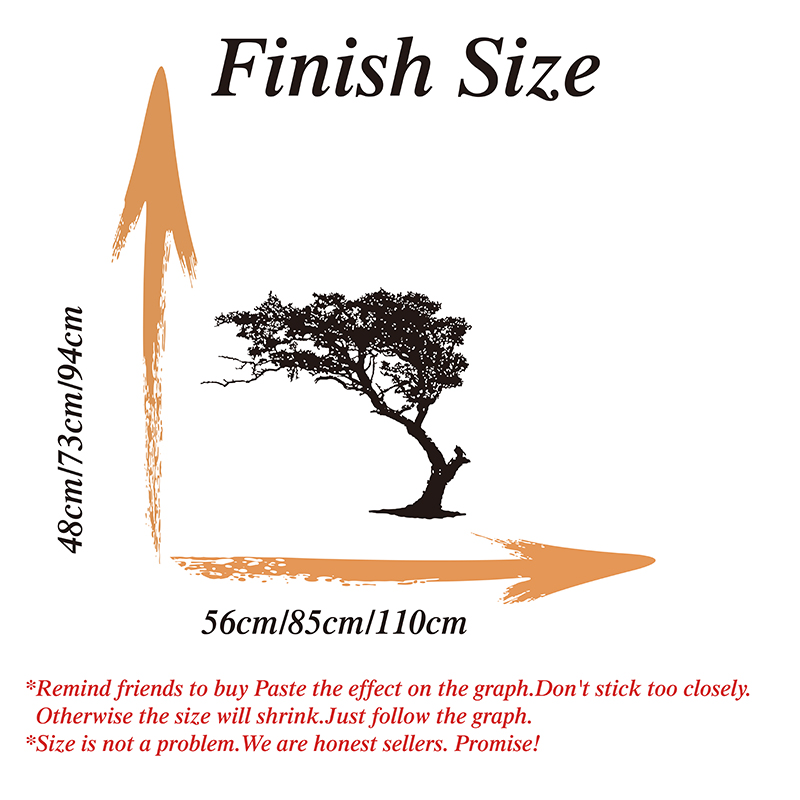 Large Vintage Tree Branch Wall - Home Decor Vinyl Flooring 评论和价格