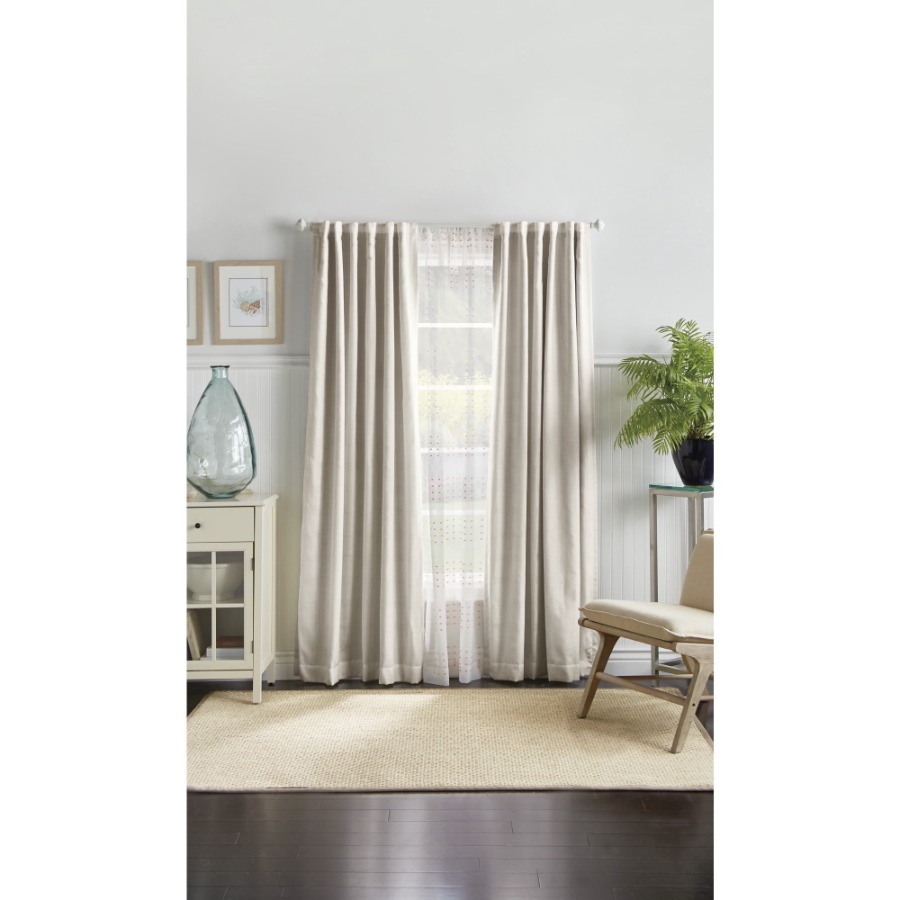 Bedford Woven Plaid Curtain Pa - Blackout Curtains 评论和价格
