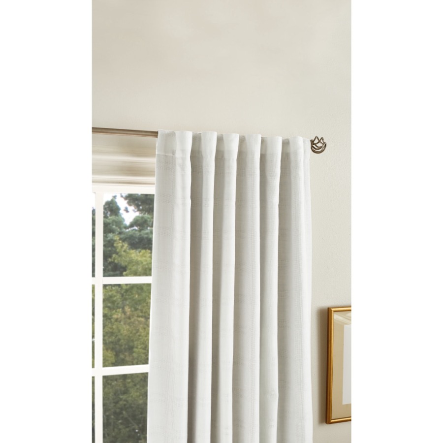 Bedford Woven Plaid Curtain Pa - Blackout Curtains 评论和价格