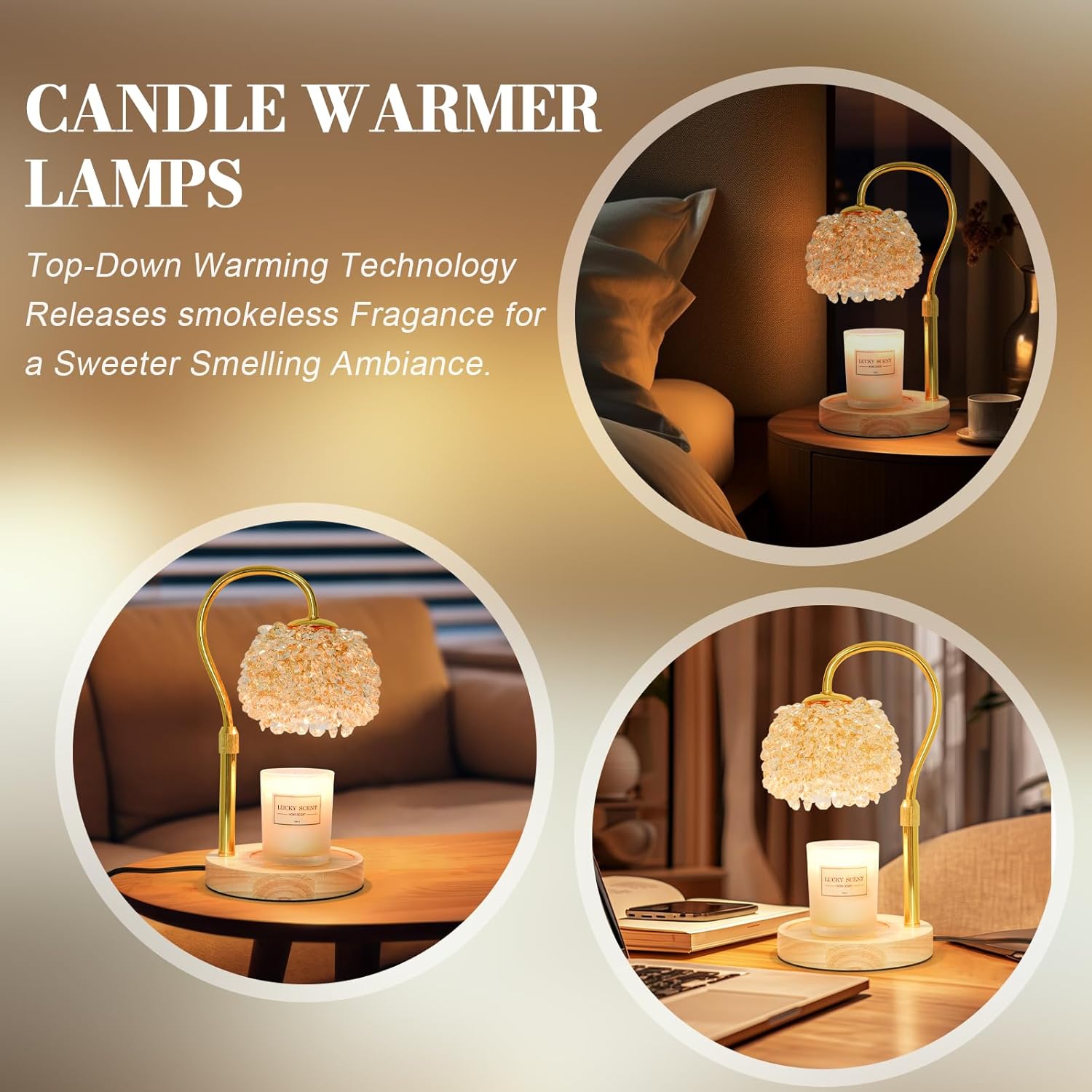 Dimmable Candle Warmer Lamp wi - Home Decor Product 评论和价格